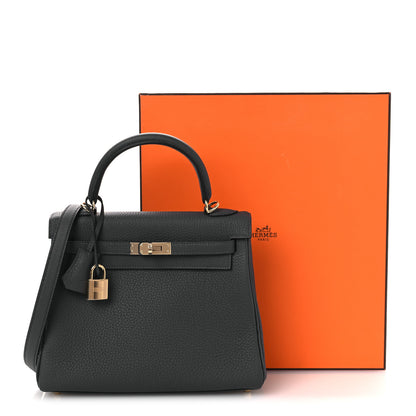 Hermes Togo Kelly Retourne 25 Gris Misty 13 of 13