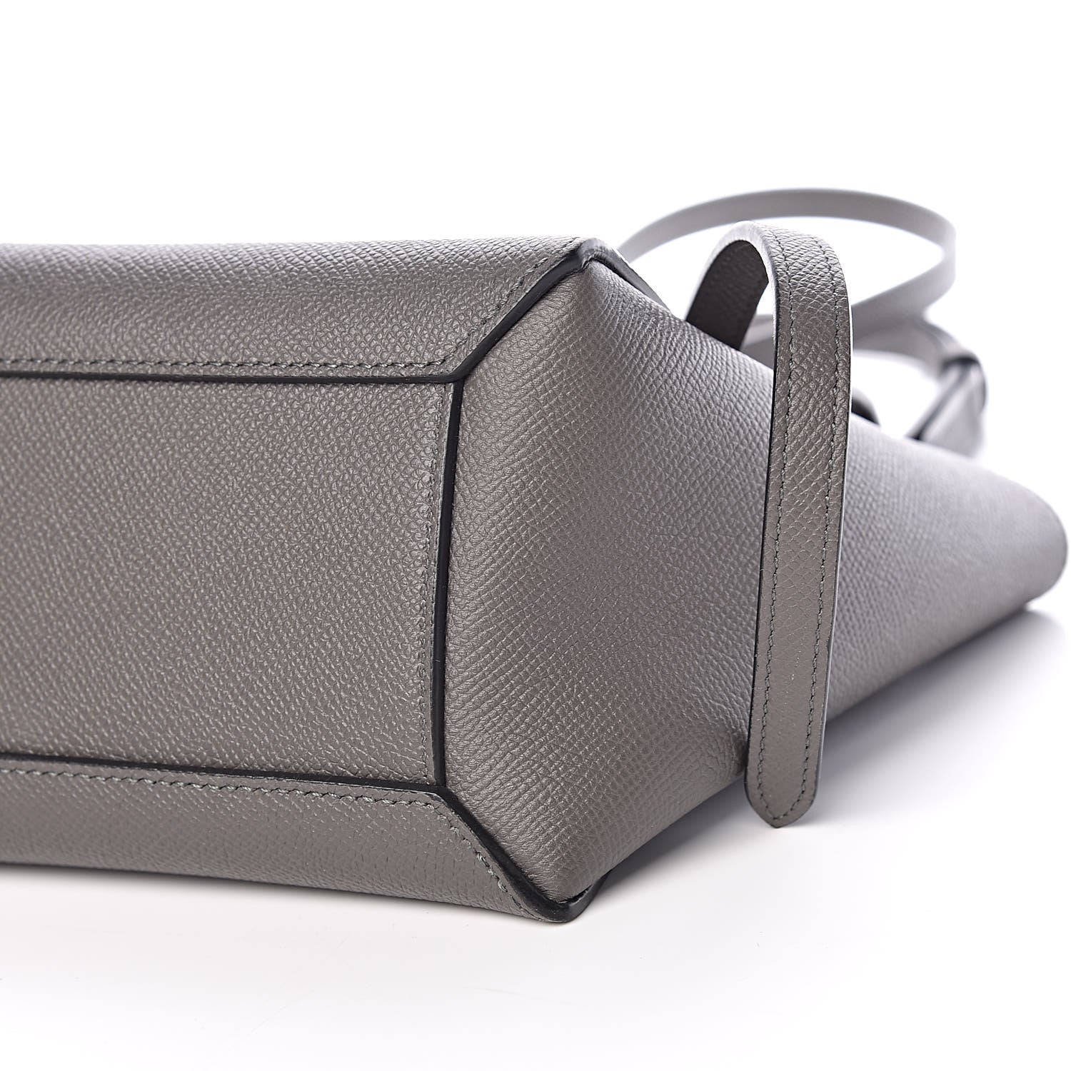 Celine Grained Calfskin Nano Belt Bag Grey 9 of 9