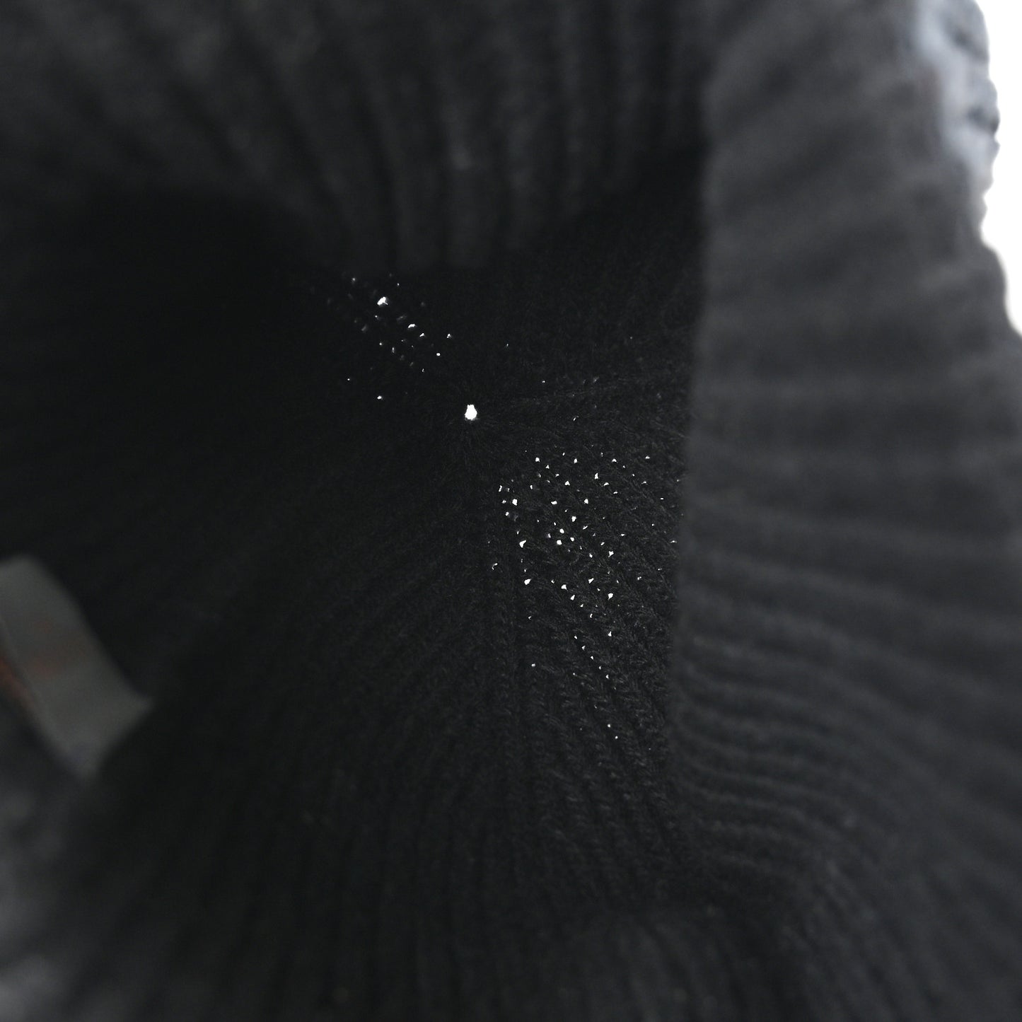 Wool LV initials Monogram Beanie Hat Black