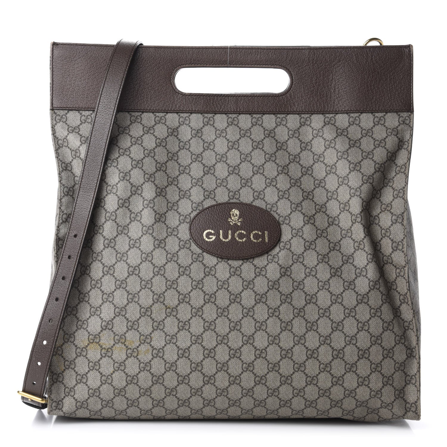 Gucci Soft GG Supreme Monogram Slip Handle Vertical Tote Beige New Acero 1 of 13