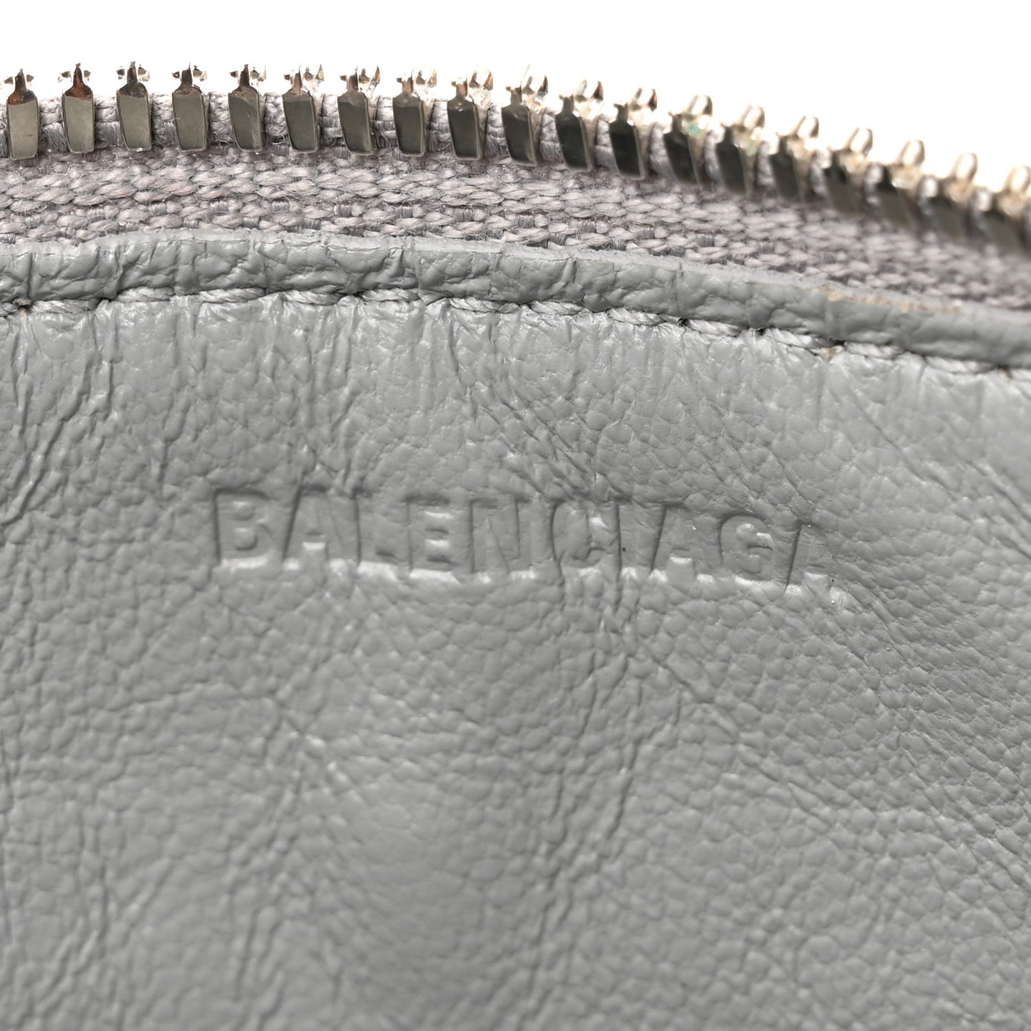 Calfskin Logo Embossed Small Tool 2.0 North-South Tote Balenciaga Grey