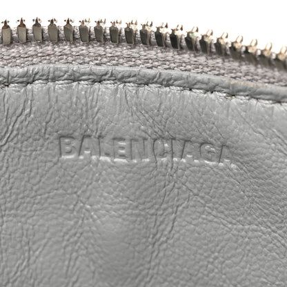 Balenciaga Calfskin Logo Embossed Small Tool 2.0 North-South Tote Balenciaga Grey 8 of 17