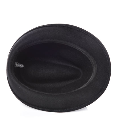 Gucci Felt Horsebit Fedora Hat L Black 4 of 6