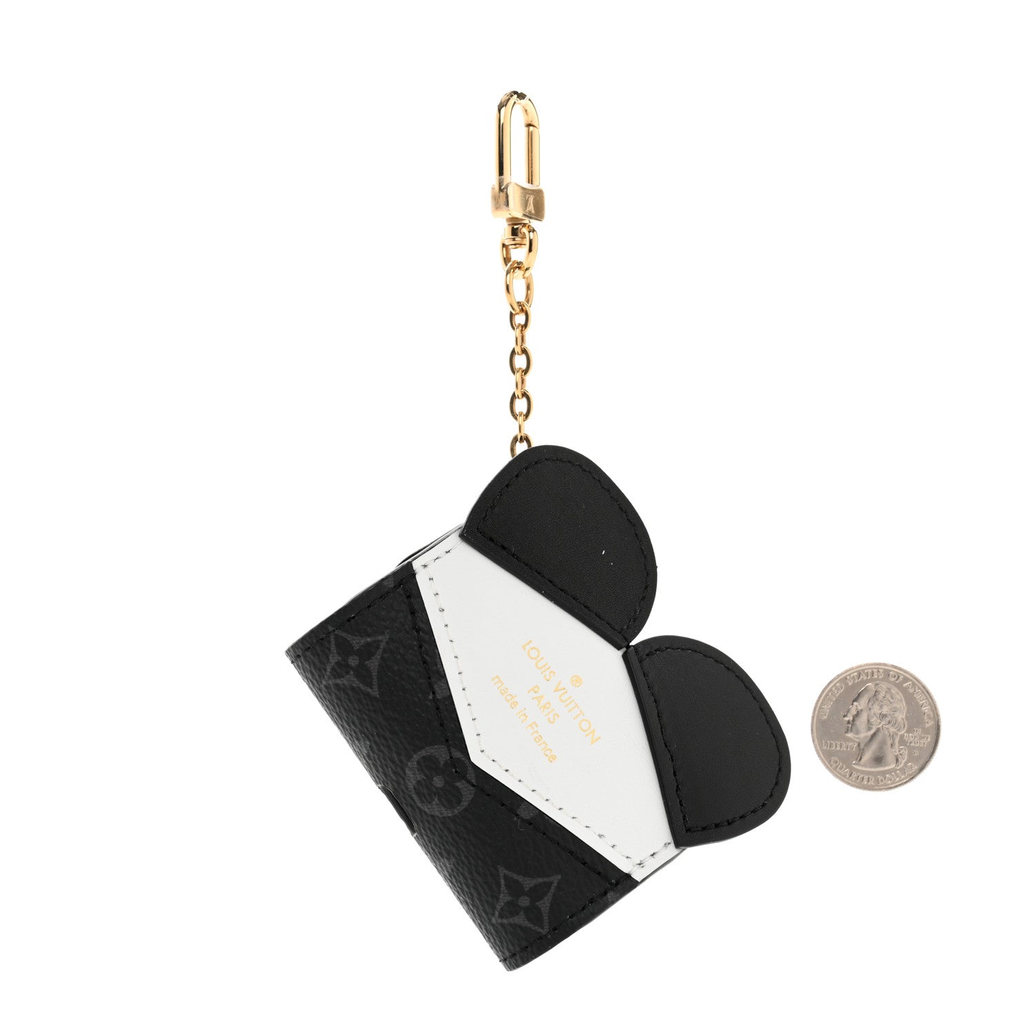 Louis Vuitton Monogram Eclipse Panda Earpods Case 2 of 5