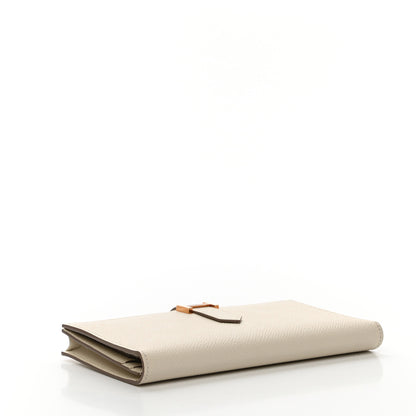 Hermes Epsom Bearn Gusset Wallet Craie 3 of 10