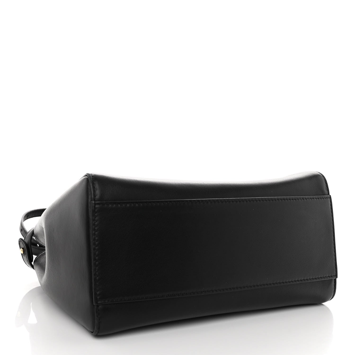 Fendi Nappa Mini Peekaboo Iconic Satchel Black 4 of 10