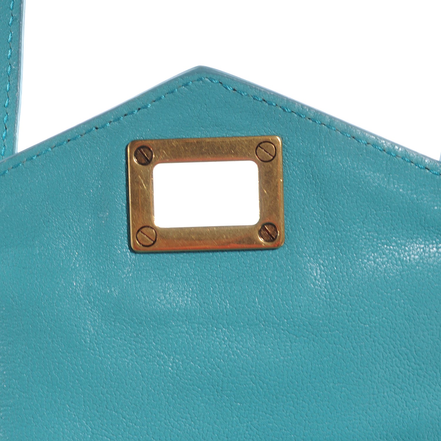 Proenza Schouler Leather PS1 Mini Pouch Messenger Bag Lagoon 5 of 11