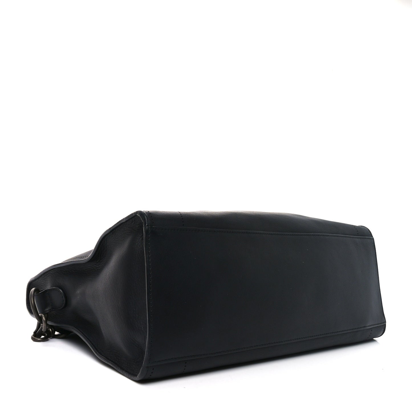 Veau Soyeux Perforated Blackout Hardware City Black