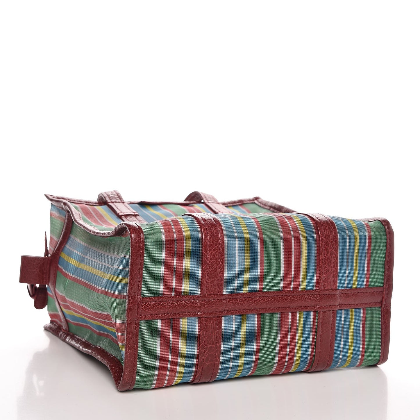 Mesh Agneau Arena S Bazar Shopper Tote Green Multicolor