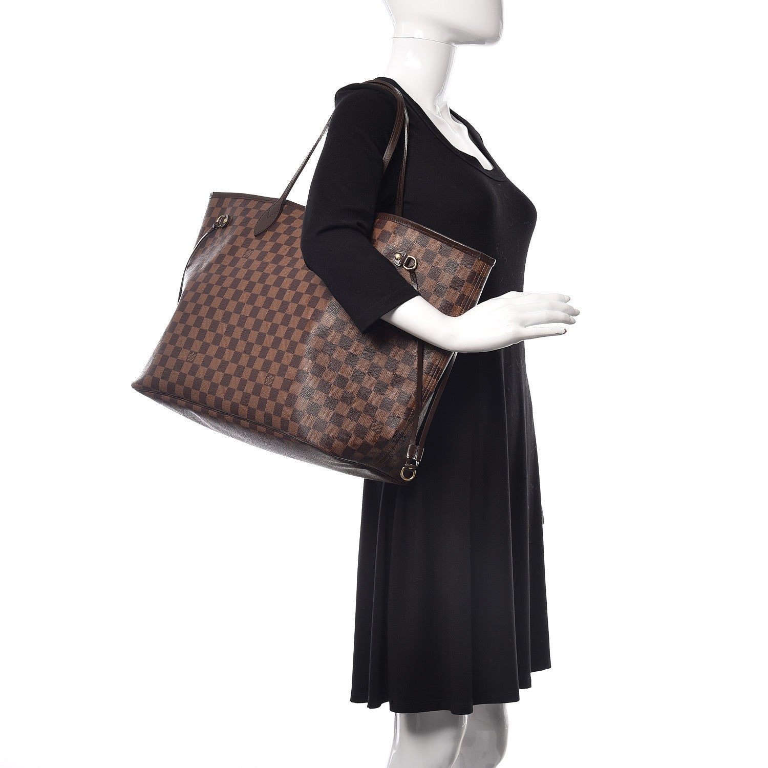 Louis Vuitton Damier Ebene Neverfull GM 2 of 11