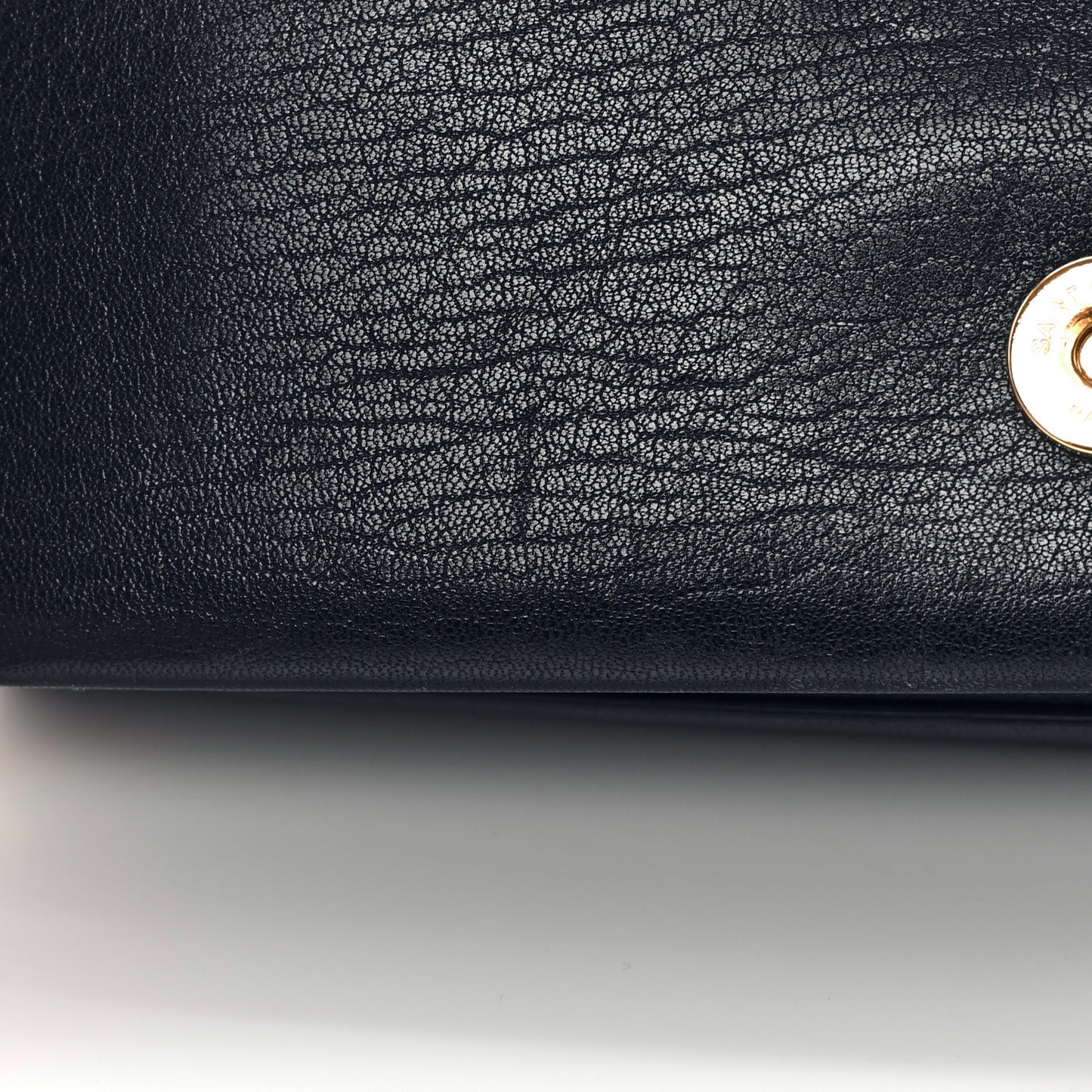 Lambskin Quilted Mini Becky Chain Bag Navy