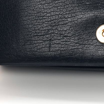 Saint Laurent Lambskin Quilted Mini Becky Chain Bag Navy 13 of 14