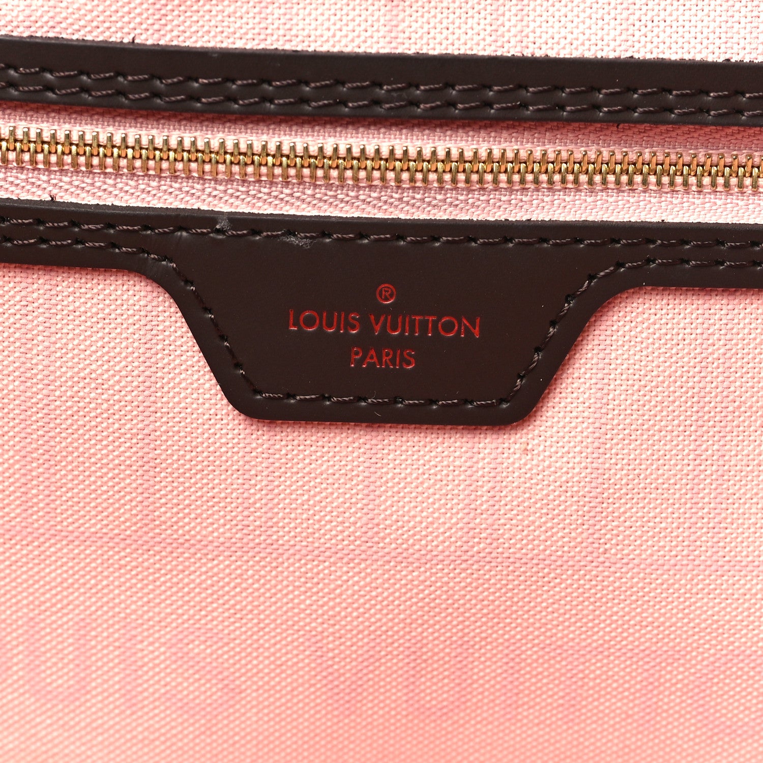 Louis Vuitton Damier Ebene Neo Neverfull MM Rose Ballerine 7 of 12