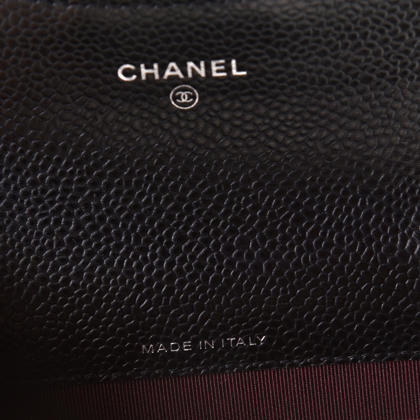 Caviar Quilted Flap Card Holder Black