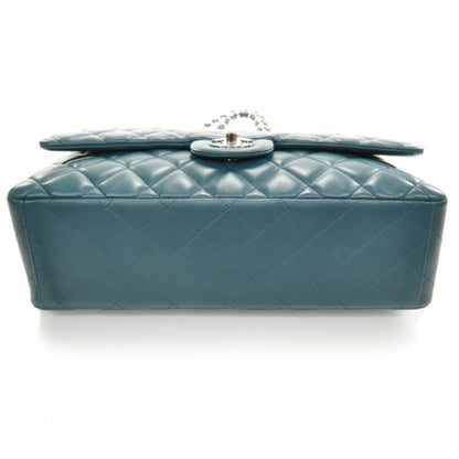 Chanel Lambskin Quilted Maxi Flap Turquoise 4 of 11