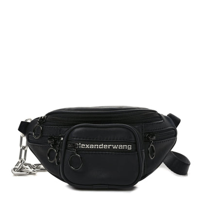 Alexander Wang Lambskin Attica Mini Belt Bag Black 1 of 8