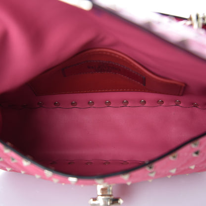 Valentino Garavani Nappa Small Rockstud Spike Shoulder Bag Shadow Pink 5 of 6