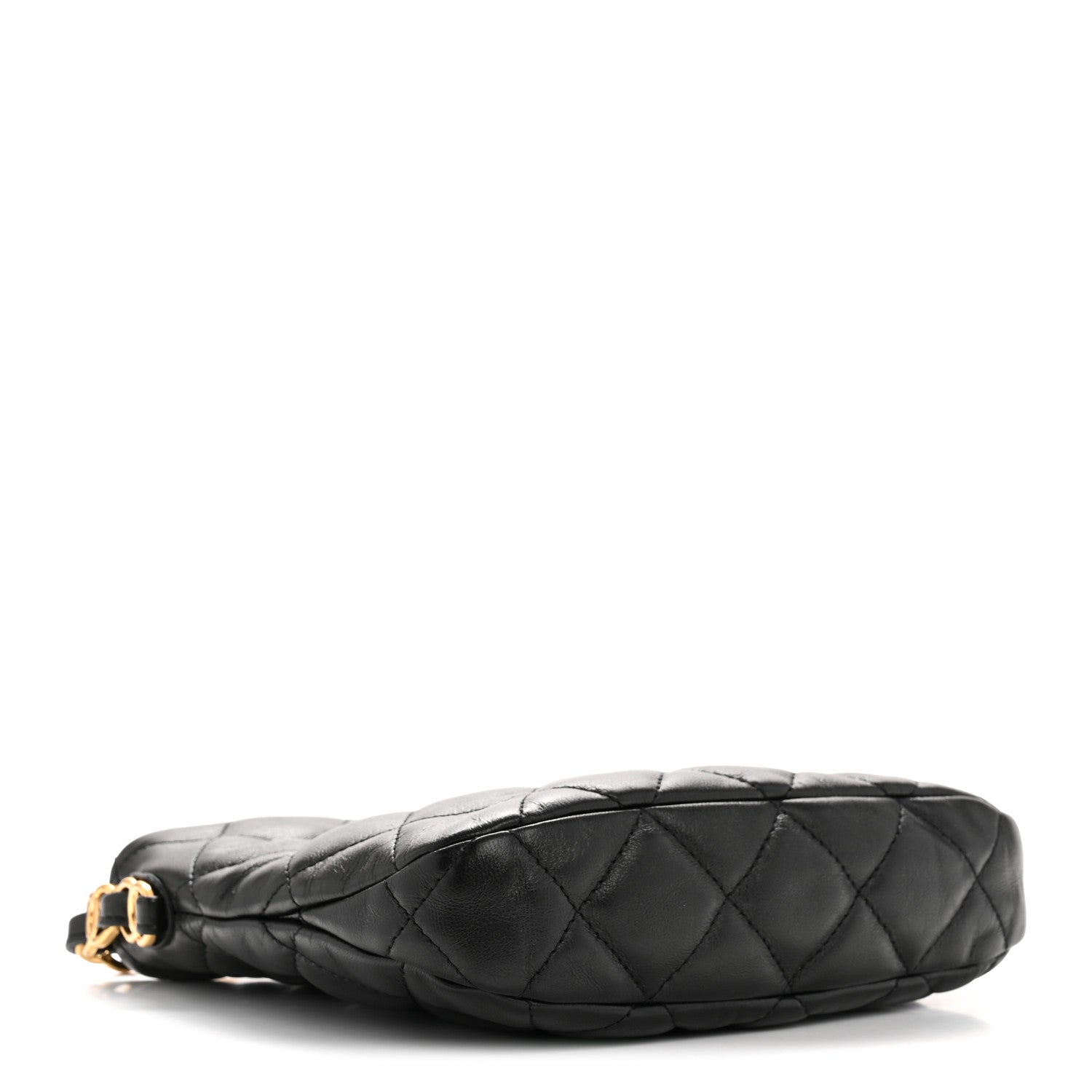Chanel Lambskin Quilted CC Links Hobo Black 4 of 13