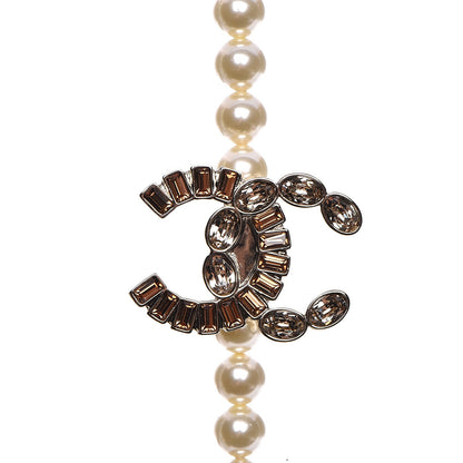 Chanel Pearl Crystal CC Long Necklace 5 of 5