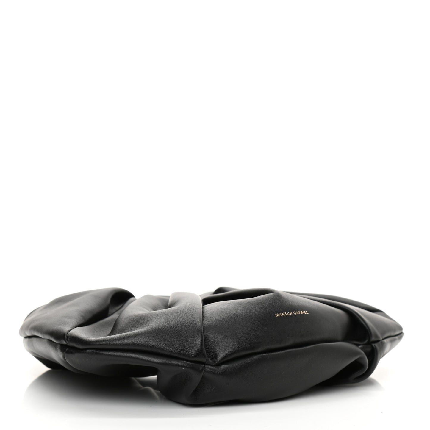 Lambskin Mini Scrunchie Bag Black