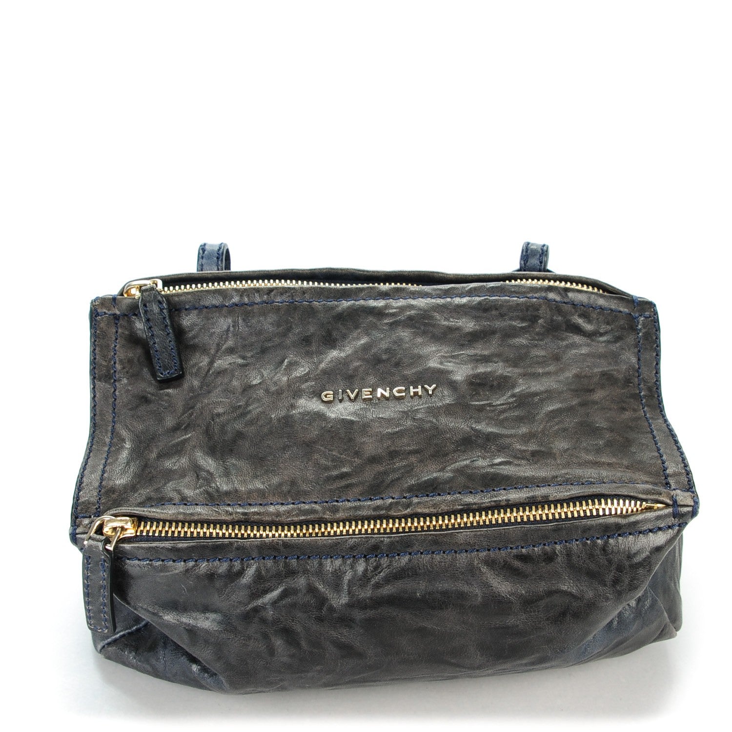 Givenchy Tumbled Sheepskin Mini Pandora Navy 1 of 7
