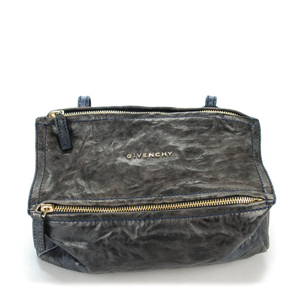 Givenchy Tumbled Sheepskin Mini Pandora Navy 1 of 7