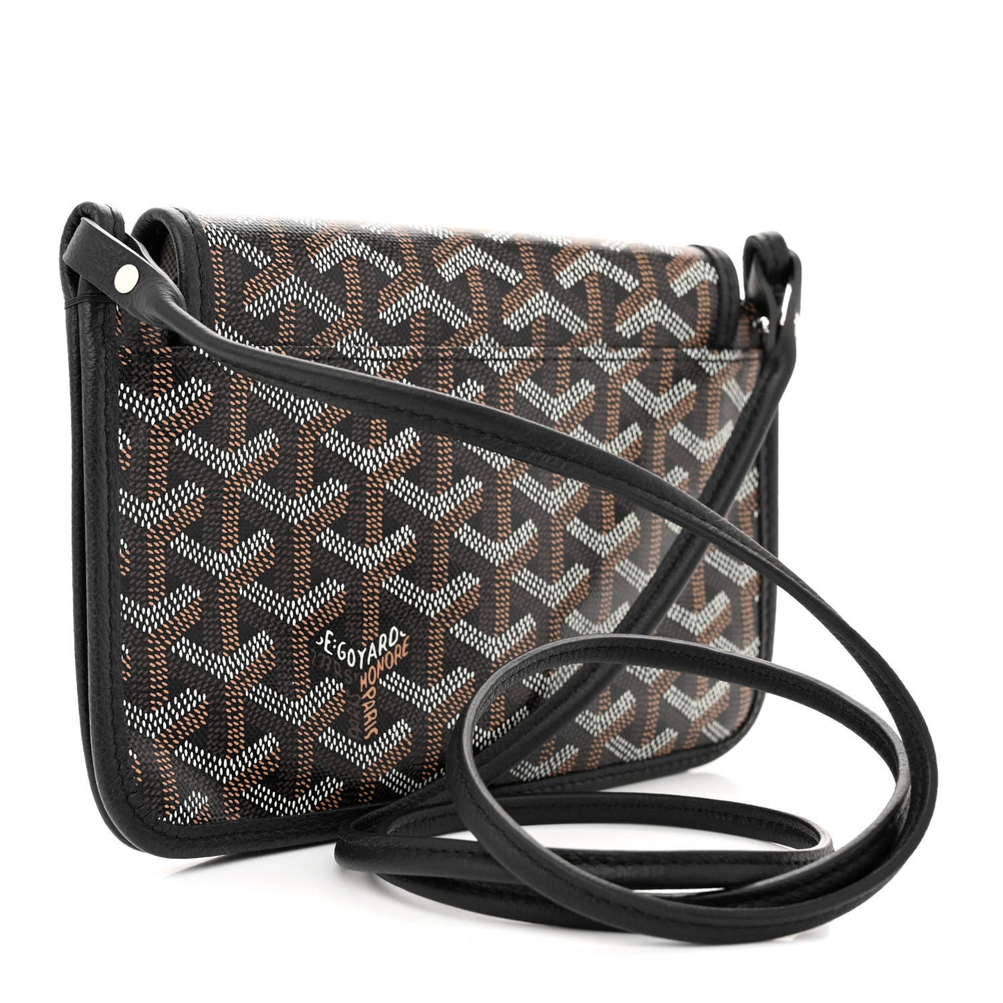 Goyardine Plumet Wallet Clutch Black