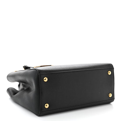 Fendi Vitello Elite Petite 2Jours Tote Black 4 of 11