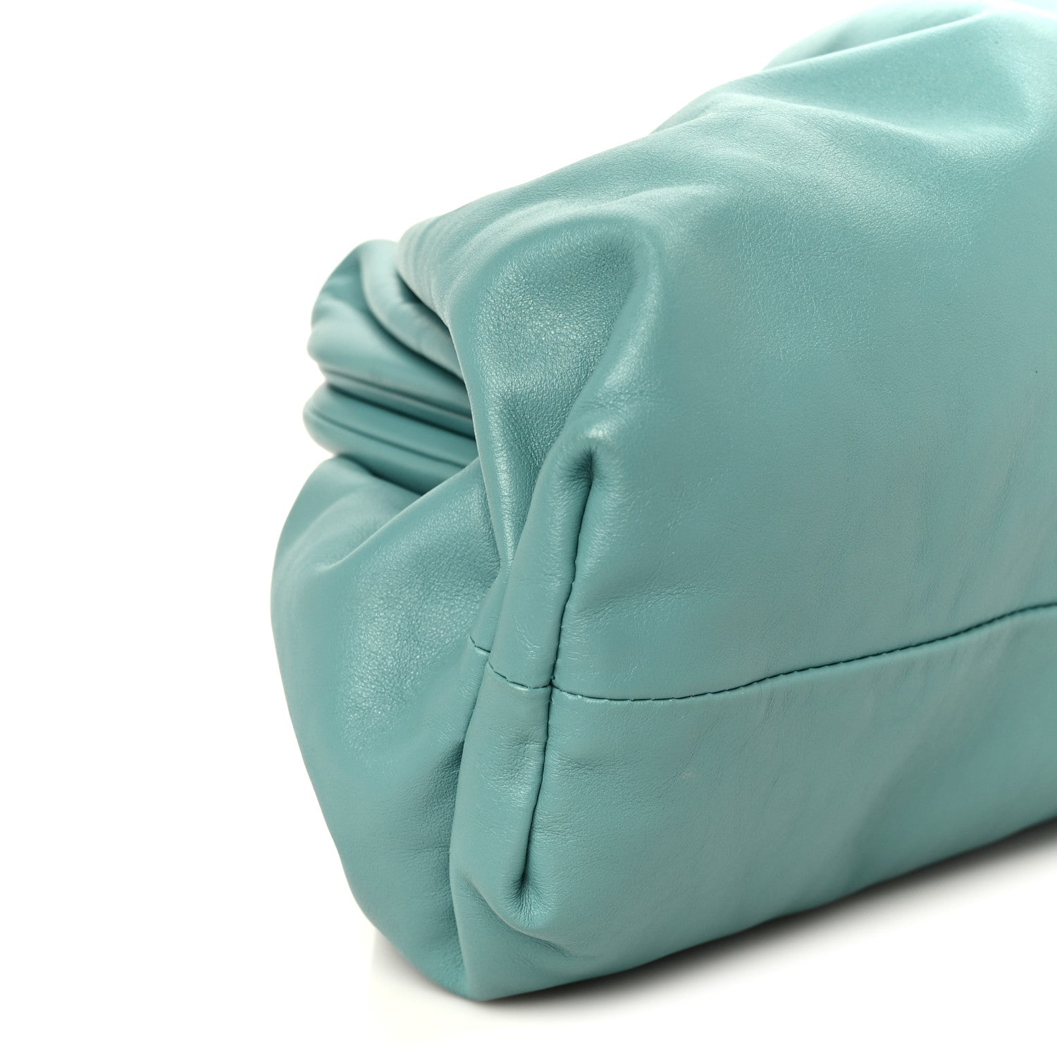 Bottega Veneta Smooth Butter Calf The Pouch Oversized Linoleum 10 of 11