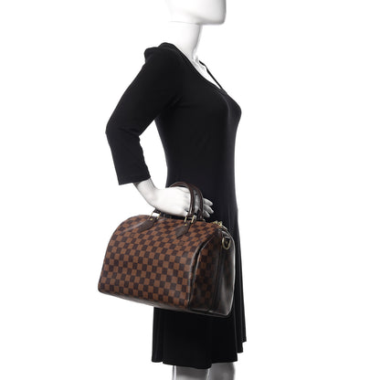 Louis Vuitton Damier Ebene Speedy Bandouliere 30 2 of 11