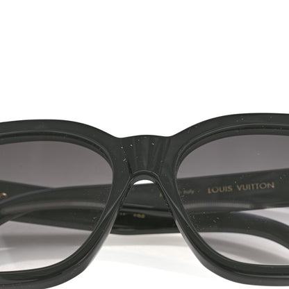Louis Vuitton Acetate My Monogram Square Sunglasses Z1523E Black 7 of 9
