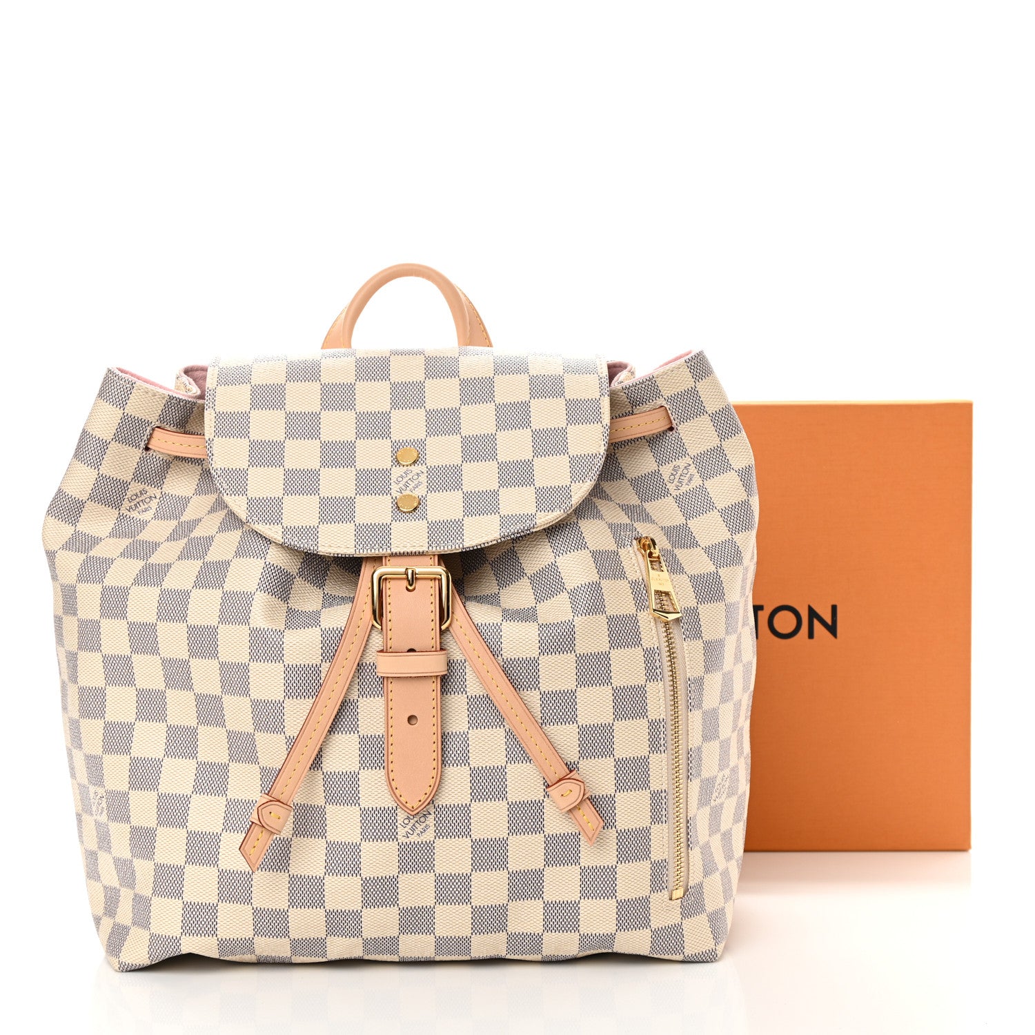 Louis Vuitton Damier Azur Sperone Backpack 10 of 10