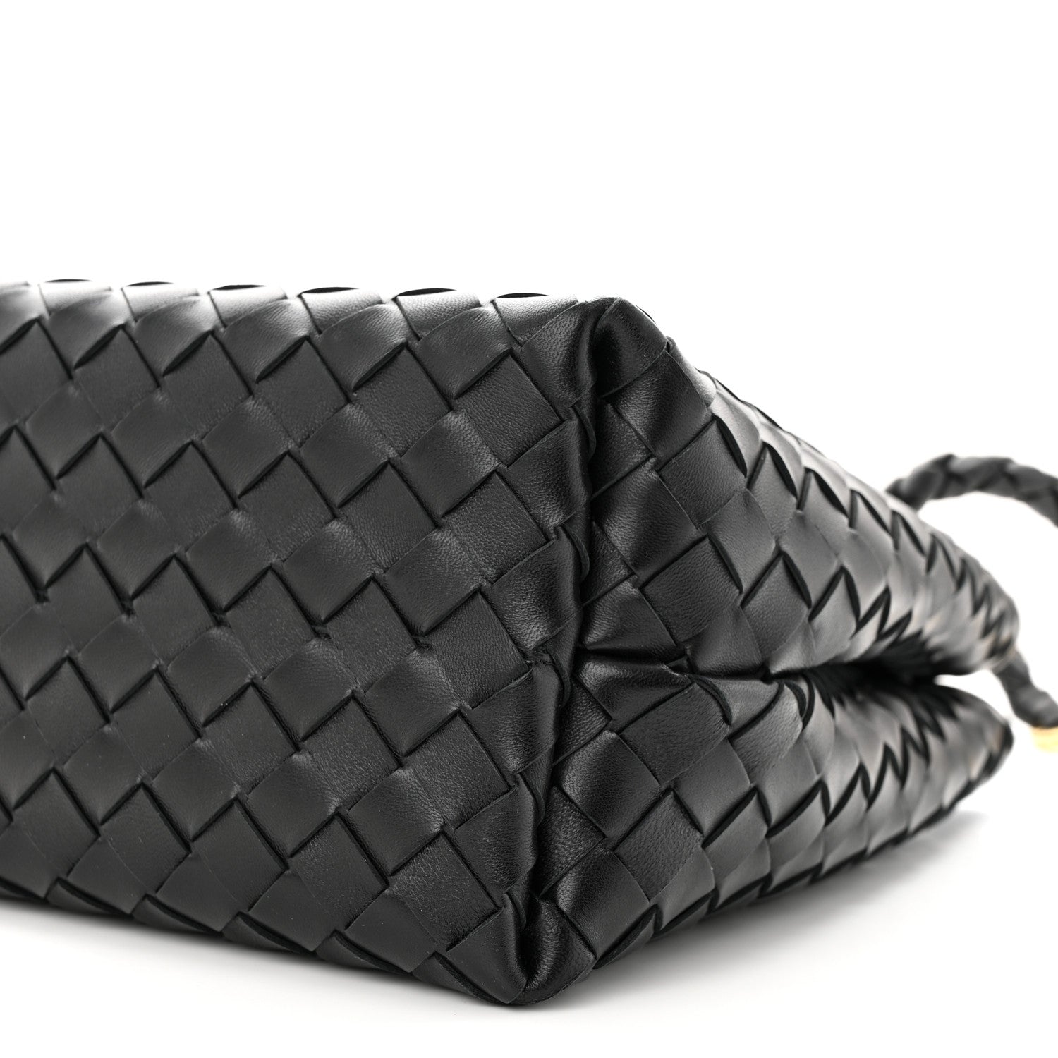 Bottega Veneta Nappa Intrecciato Medium Andiamo Shoulder Bag Black 9 of 10
