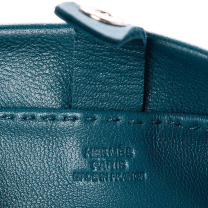 Hermes Lambskin Toudou Perfore Crossbody Bag Bleu Azteque 6 of 7