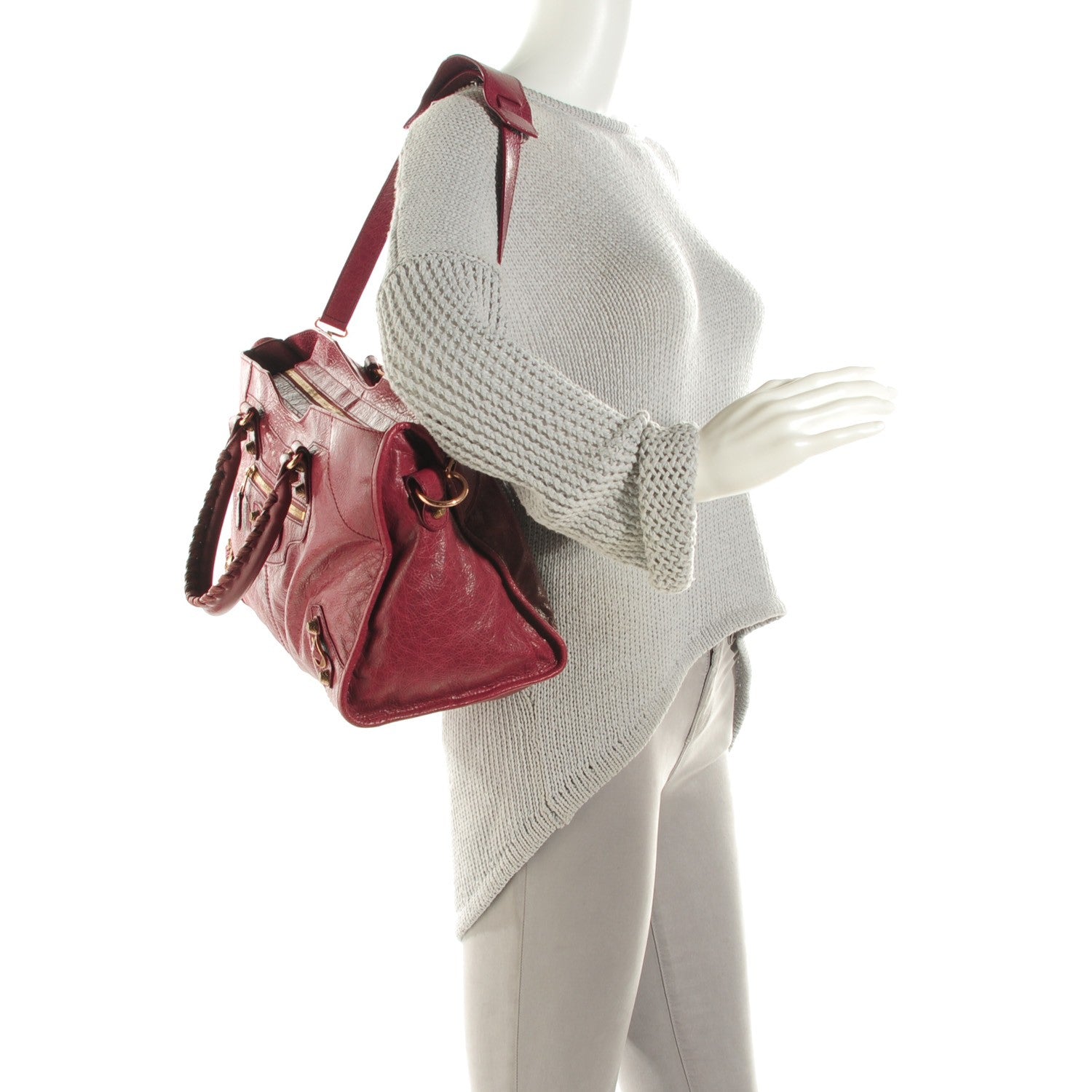 Balenciaga Agneau Giant 12 Rose Gold Hardware Part Time Cassis 2 of 7