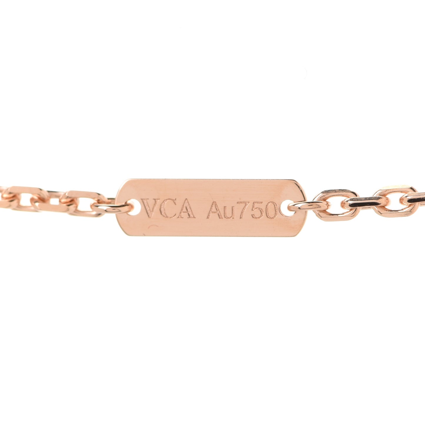 18K Rose Gold Gray Mother of Pearl Magic Alhambra Long Necklace