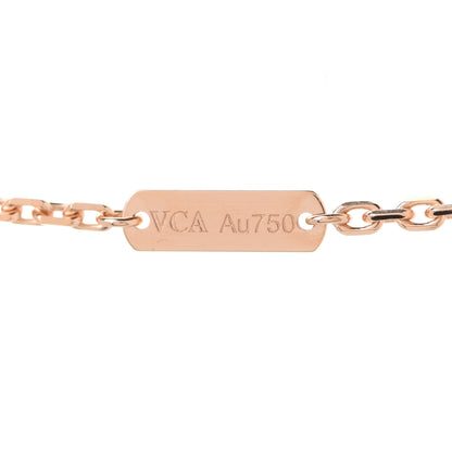 Van Cleef & Arpels 18K Rose Gold Gray Mother of Pearl Magic Alhambra Long Necklace 6 of 7