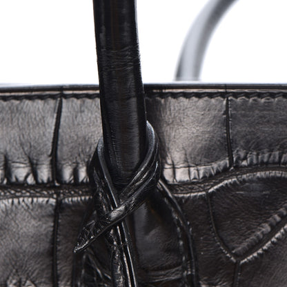 Hermes Matte Alligator Birkin 35 Black 23 of 30