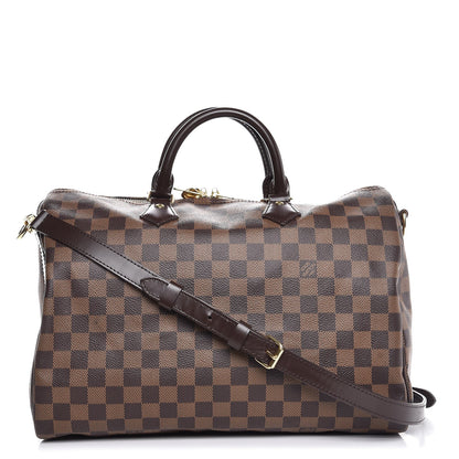 Louis Vuitton Damier Ebene Speedy Bandouliere 35 1 of 6