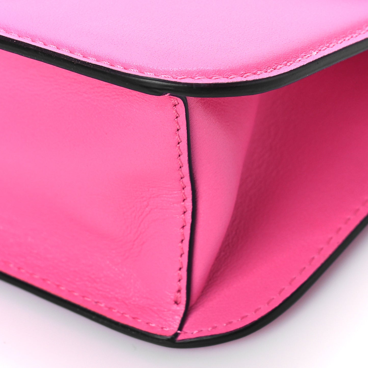 Calfskin Vlogo Loco Shoulder Bag Feminine Pink