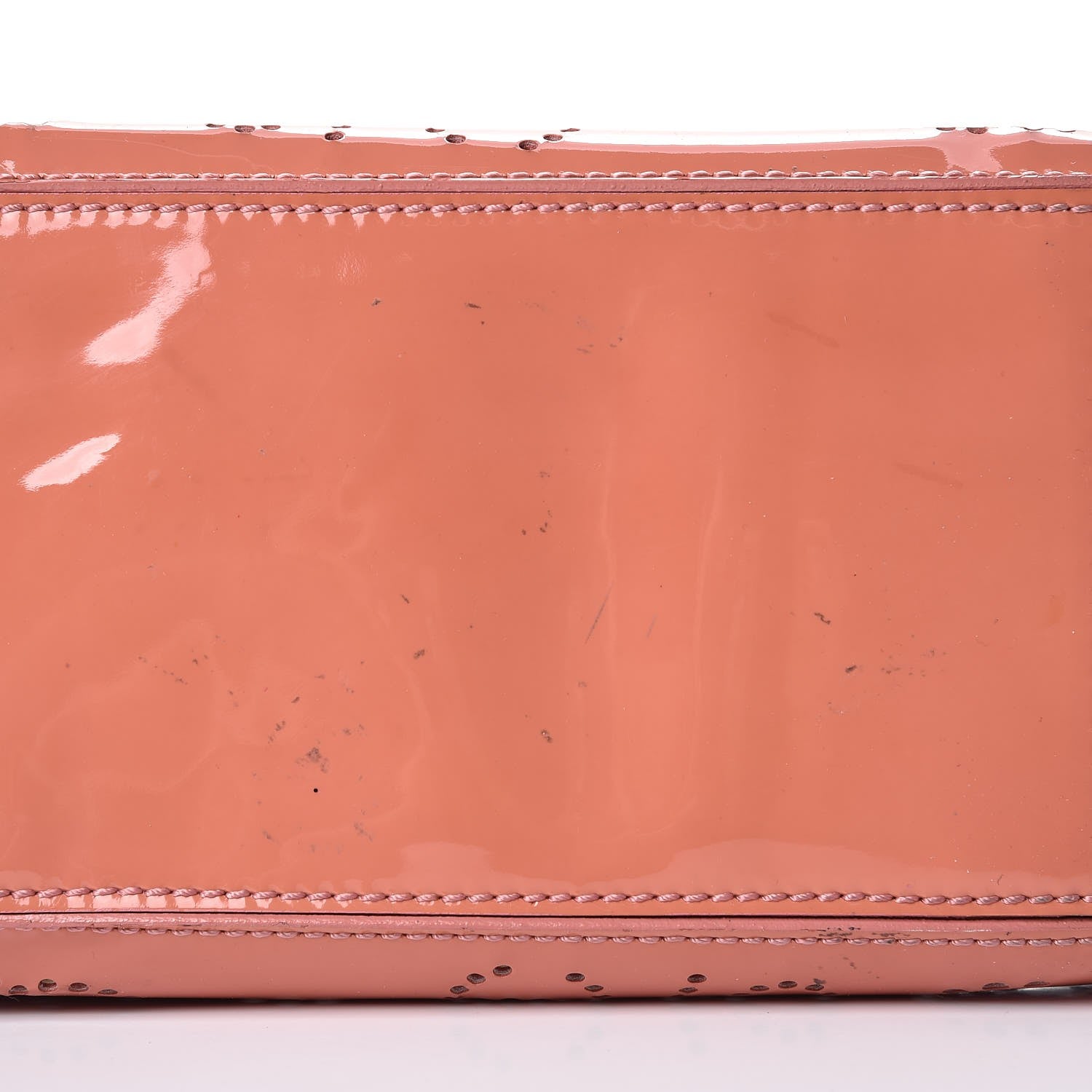 Chanel Patent Perforated CC No 5 Tote Coral 17 of 23