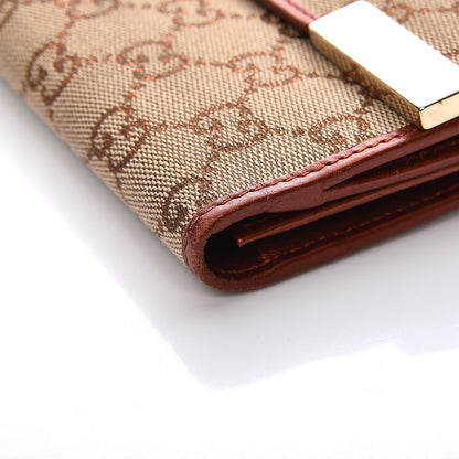 Gucci Monogram Dice Continental Wallet Bronze 9 of 10