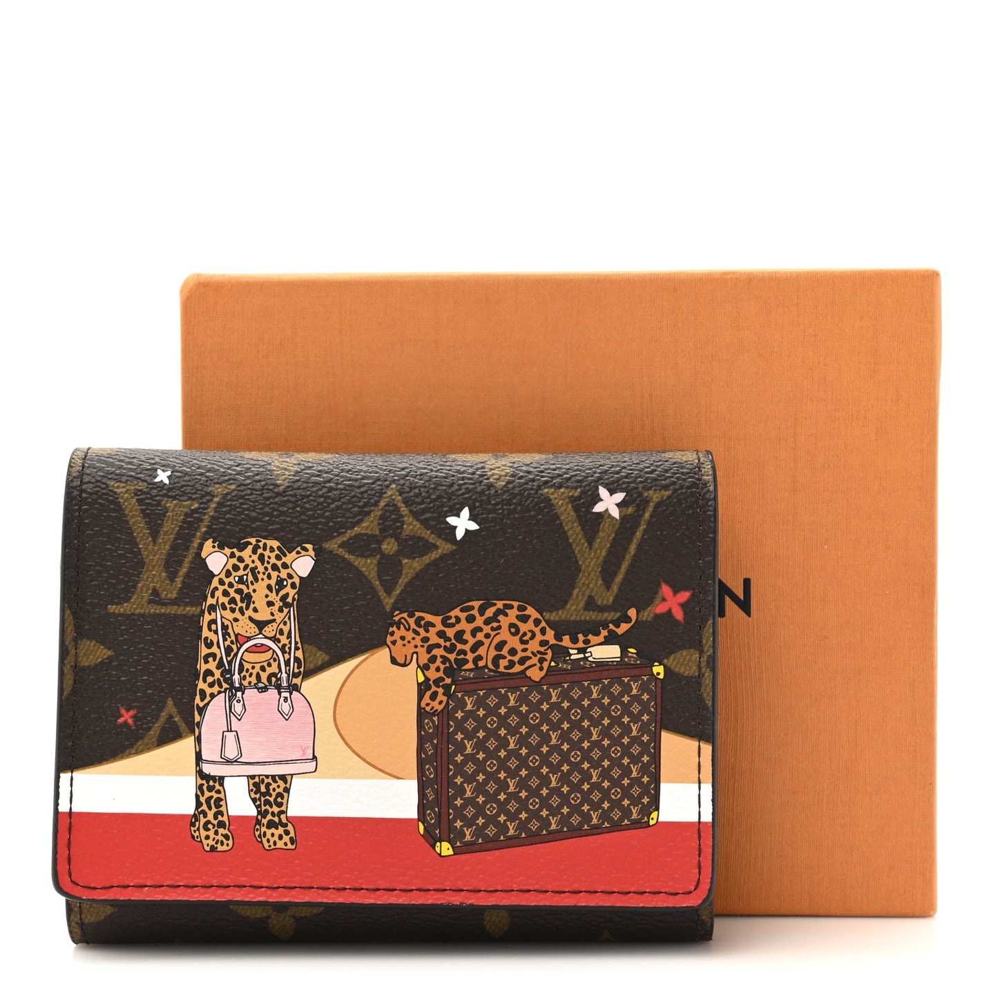 Monogram 2018 Christmas Animation Victorine Wallet