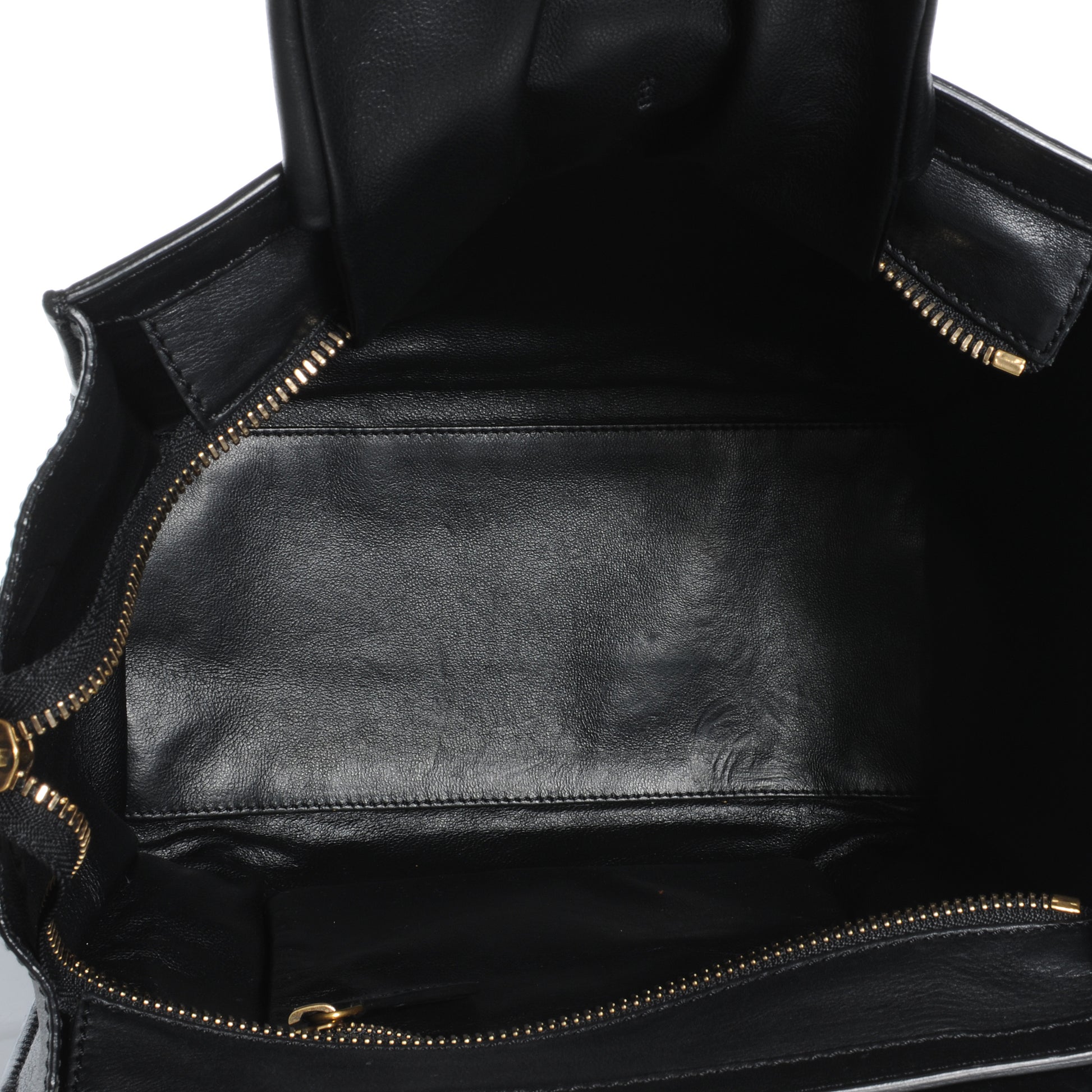 Celine Smooth Calfskin Micro Luggage Black 10 of 10