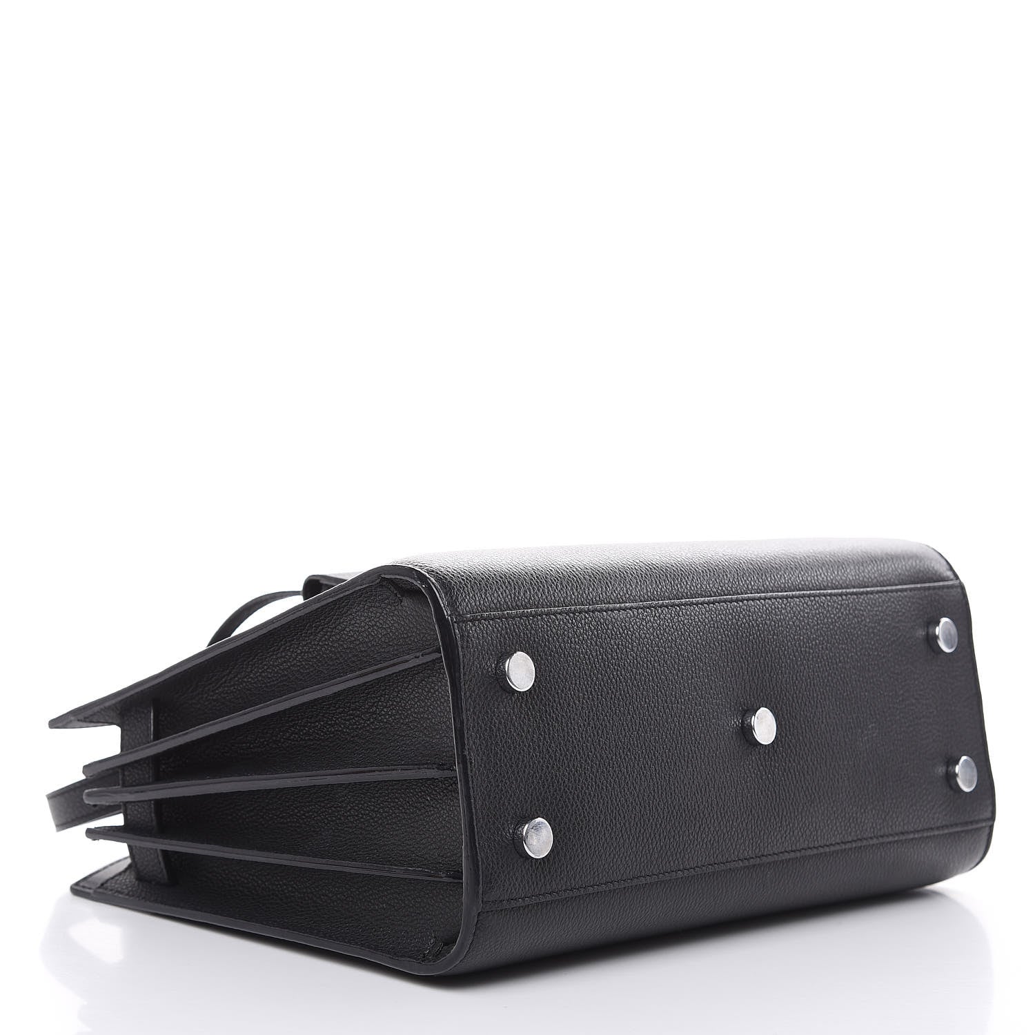 Saint Laurent Grained Calfskin Baby Sac De Jour Black 4 of 16