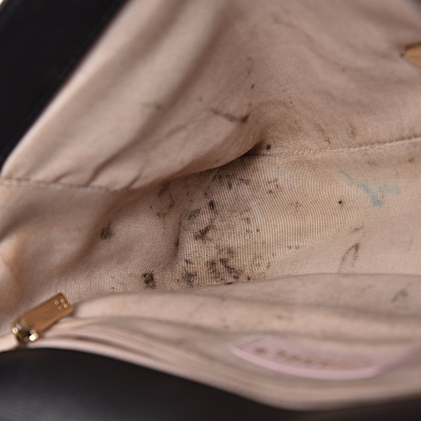 Caviar Quilted Large Studded Flap Black