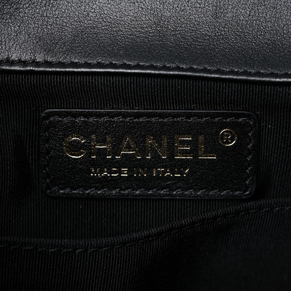 Chanel Calfskin Quilted Mini Square Bubbly Flap Black 5 of 11