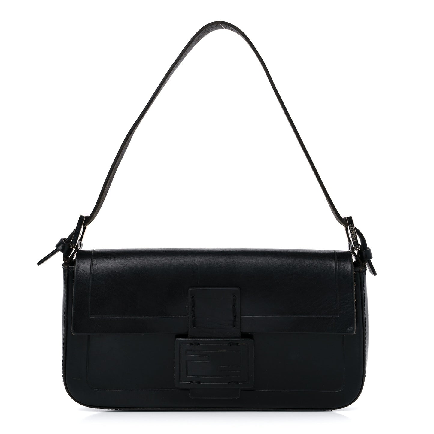 Calfskin Baguette Black