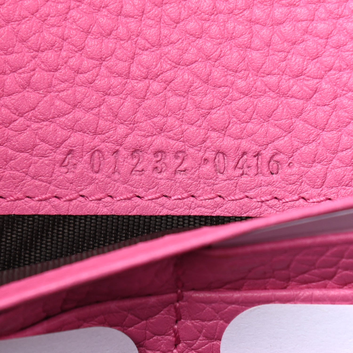 Gucci Cellarius Calfskin GG Marmont Chain Wallet Pink Tropical Flower 7 of 10