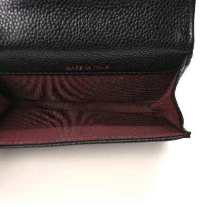 Chanel Caviar Quilted Flap Card Holder Wallet Black 5 of 8